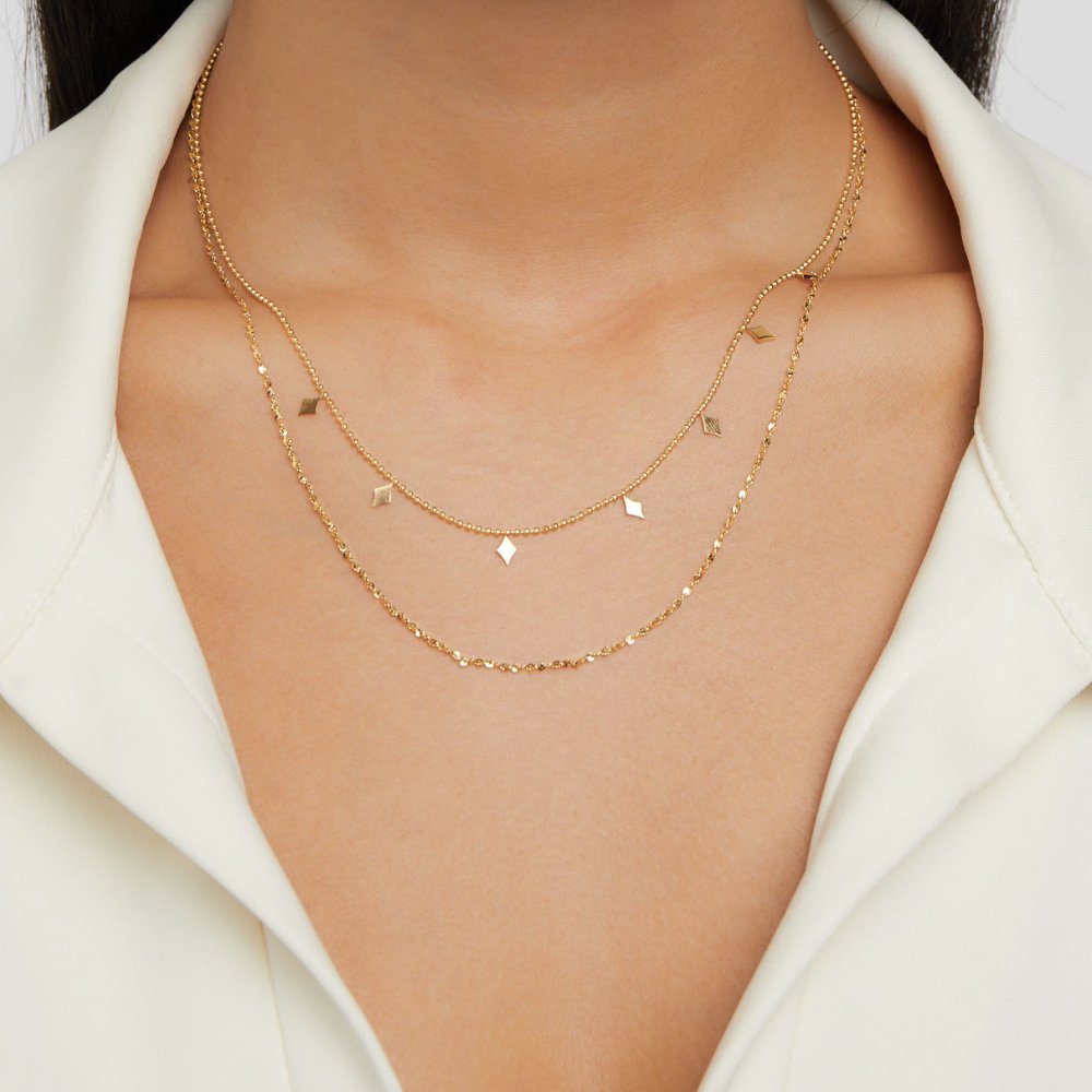 Ariana - Collar en Capas Dorado