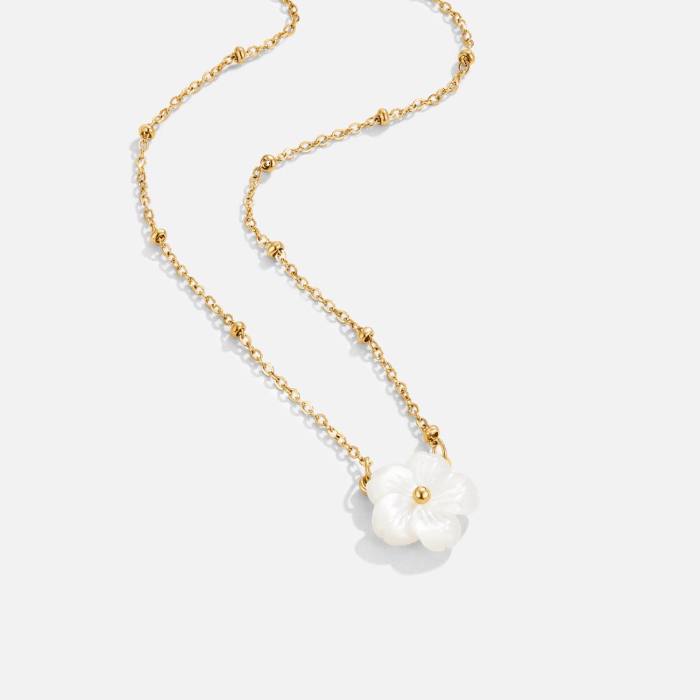 Belén - Collar de Flor Blanca