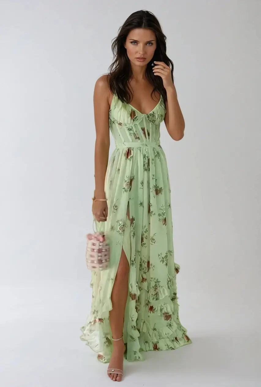 Sofía – Vestido Largo Elegante de Caída Fluida