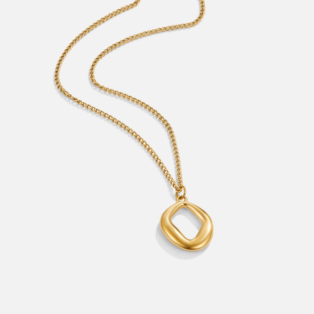 Verónica - Collar Geométrico Dorado